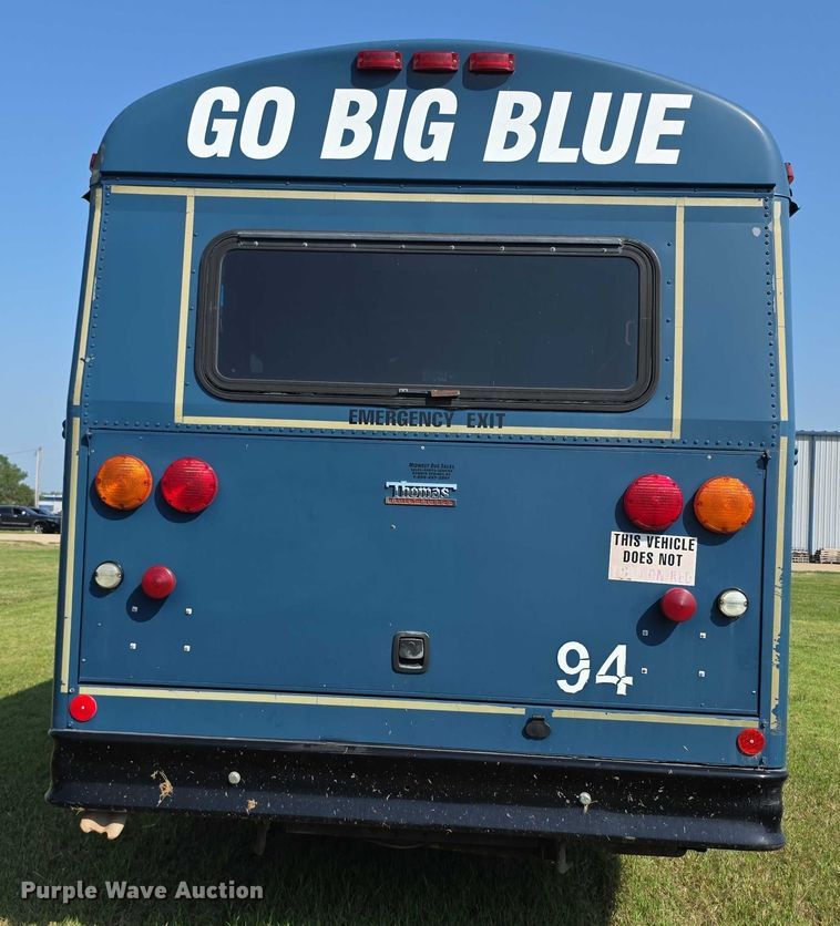 image for item EF3709 2009 Thomas Built HDX school bus