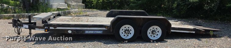 image for item EF3735 2019 Haul Rite Sure-trac  tilt deck equipment trailer