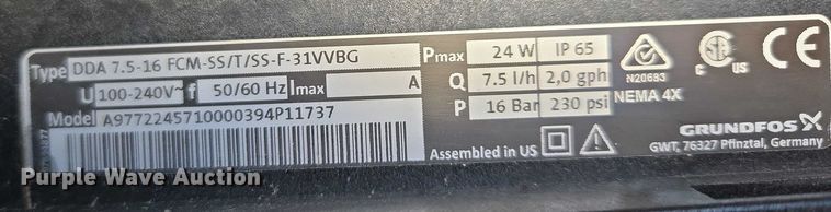 image for item EG8152 (3) Grundfos chemical pumps