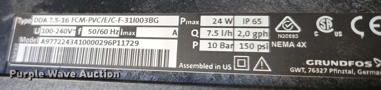 image for item EG8152 (3) Grundfos chemical pumps