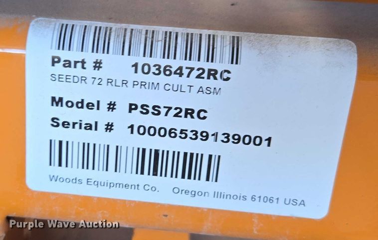 image for item EG8159 Woods PSS72RC seeder