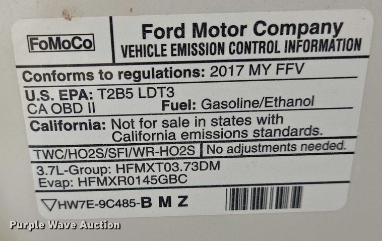 image for item EN8320 2017 Ford Explorer Police Interceptor SUV