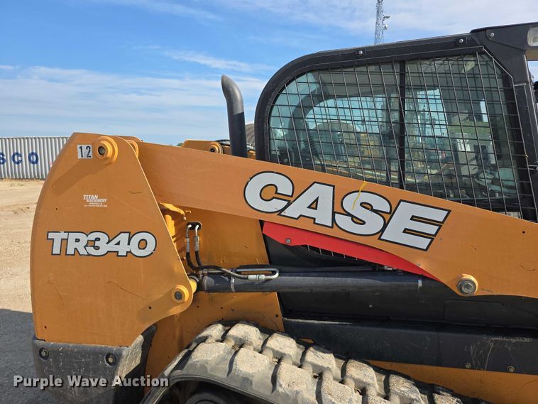 image for item EO1559 2019 Case TR340 tracked skid steer loader