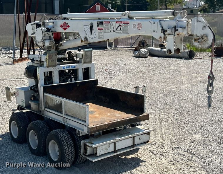 image for item ET3011 2002 S.D.P Manufacturing EZ Hauler 2500 mini digger derrick