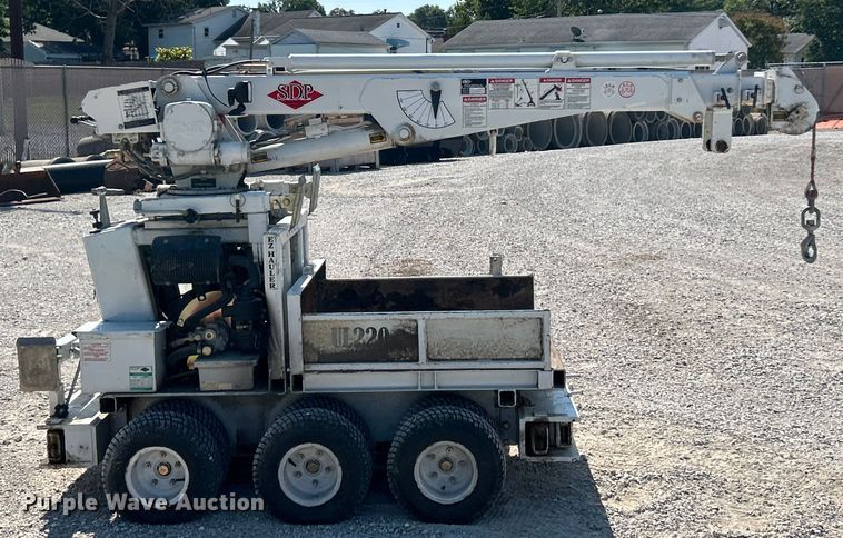 image for item ET3011 2002 S.D.P Manufacturing EZ Hauler 2500 mini digger derrick