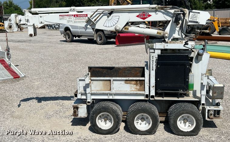 image for item ET3011 2002 S.D.P Manufacturing EZ Hauler 2500 mini digger derrick