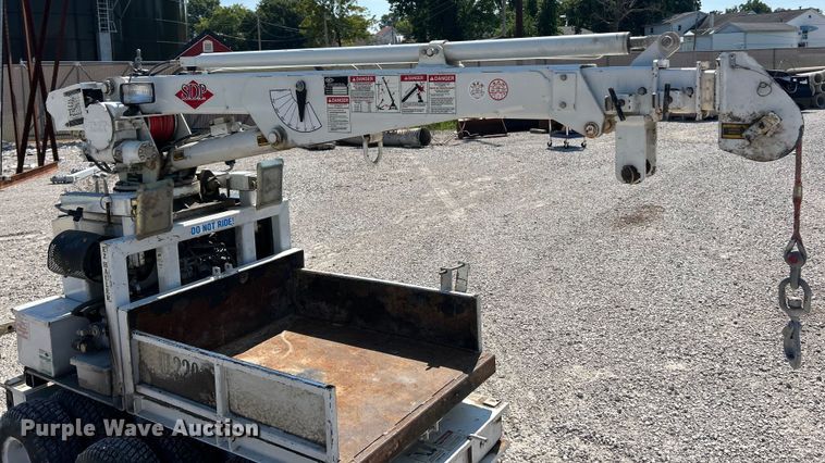 image for item ET3011 2002 S.D.P Manufacturing EZ Hauler 2500 mini digger derrick