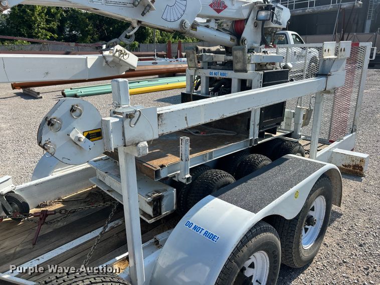 image for item ET3011 2002 S.D.P Manufacturing EZ Hauler 2500 mini digger derrick