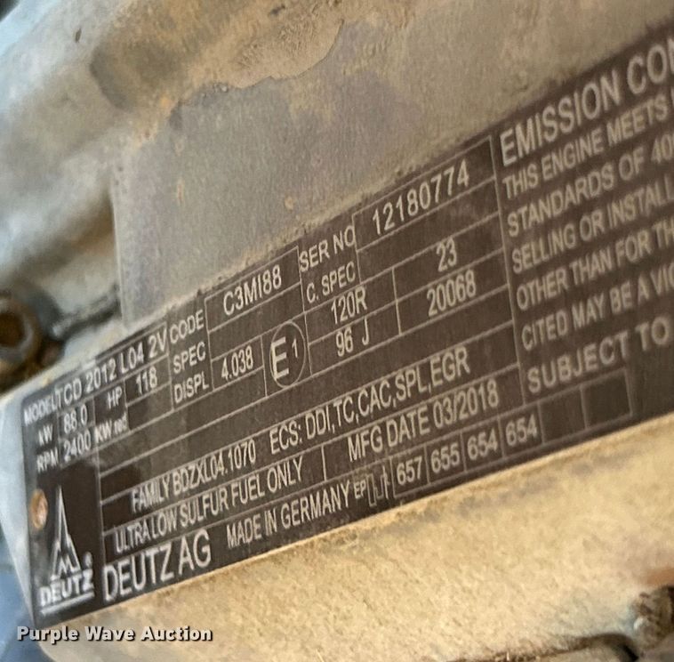 image for item ET3012 2016 Mauldin M413XT maintainer