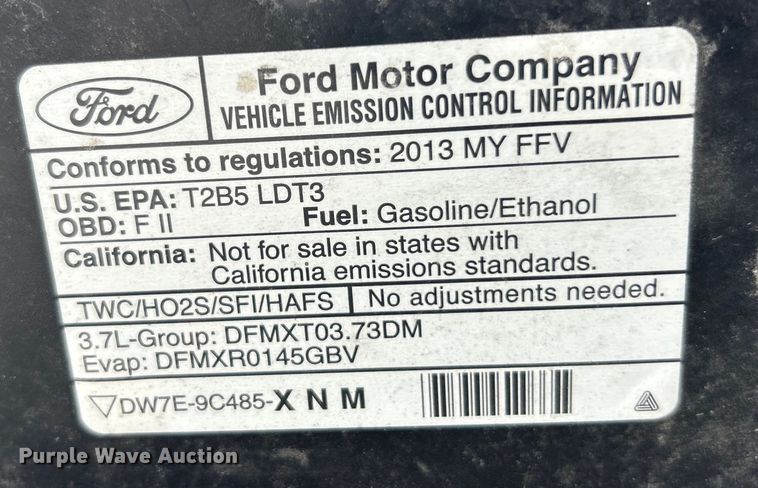 image for item ET3074 2013 Ford Explorer Police Interceptor SUV