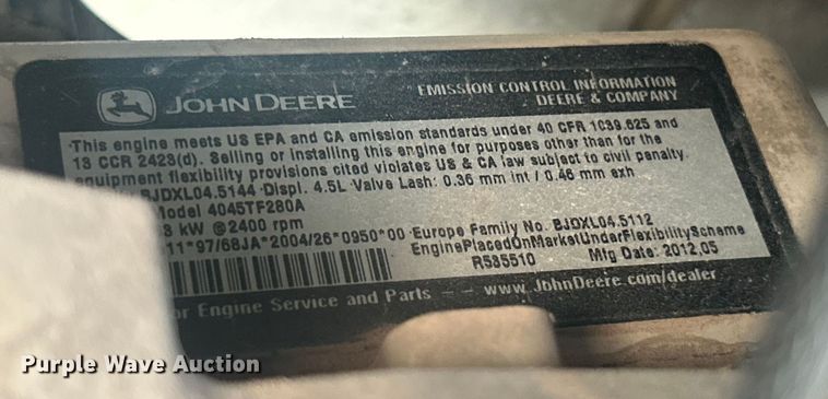 image for item ET3076 ODB SSL300S25 leaf vacuum truck bed