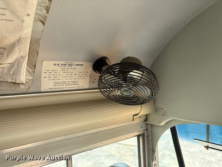 image for item EU0021 2006 Blue Bird Vision school bus