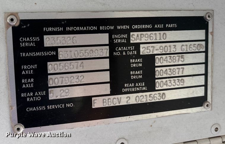 image for item EU0021 2006 Blue Bird Vision school bus