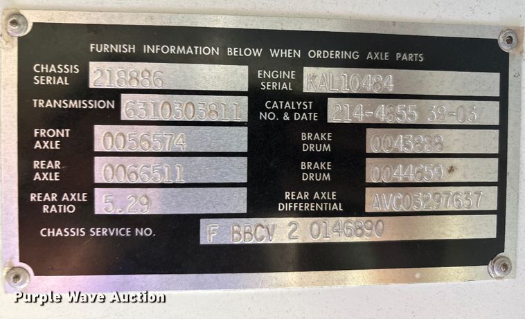 image for item EU0022 2005 Blue Bird Vision school bus