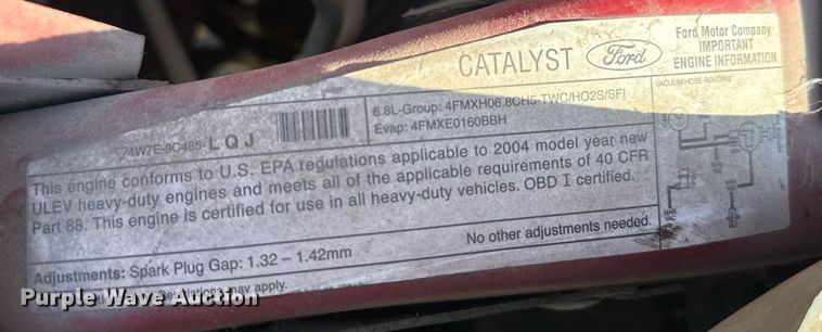 image for item EU2148 2004 Ford F350 Super Duty  Crew Cab pickup truck