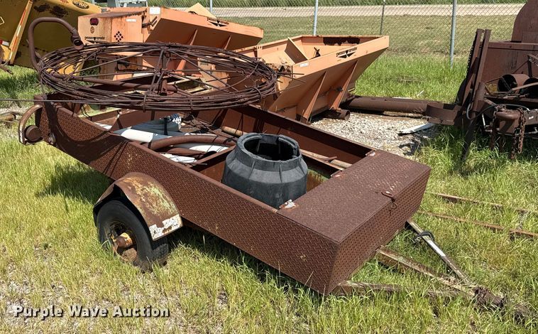 image for item EU3575 Shop built reel trailer