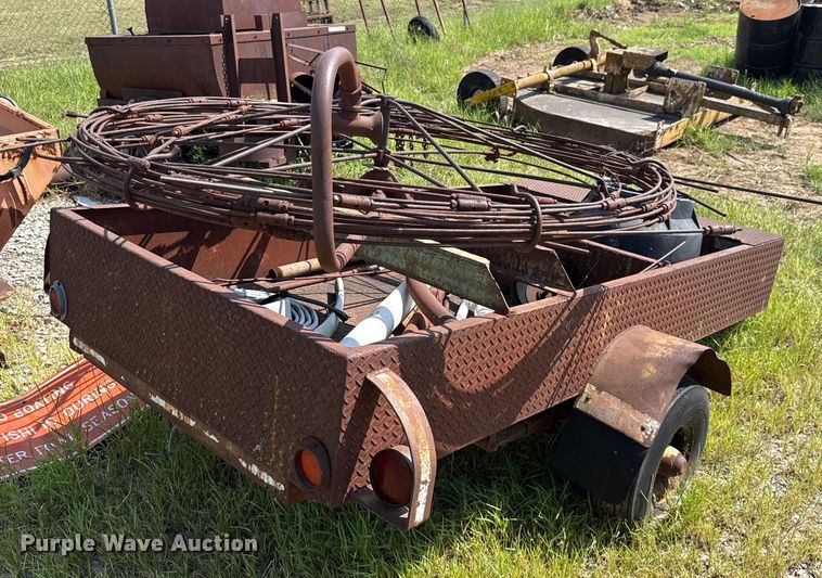 image for item EU3575 Shop built reel trailer