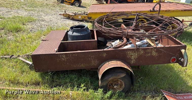 image for item EU3575 Shop built reel trailer