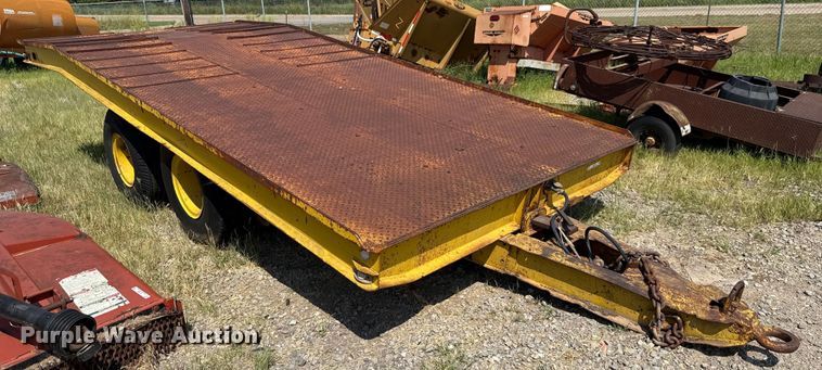 image for item EU3579 Shop built equipment trailer