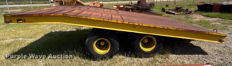 image for item EU3579 Shop built equipment trailer