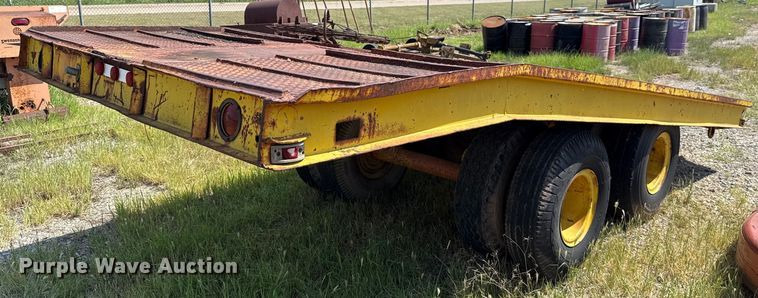 image for item EU3579 Shop built equipment trailer