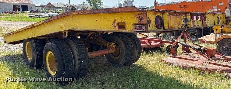 image for item EU3579 Shop built equipment trailer