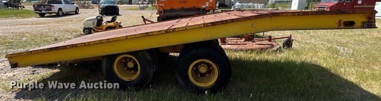 image for item EU3579 Shop built equipment trailer