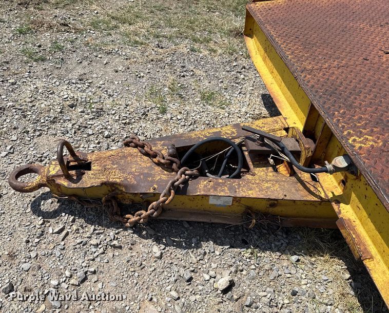 image for item EU3579 Shop built equipment trailer