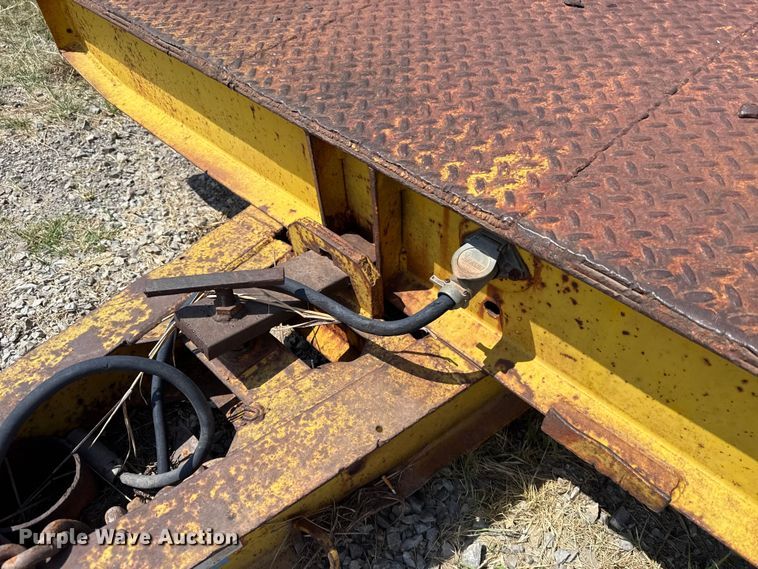 image for item EU3579 Shop built equipment trailer