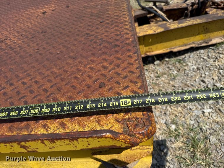 image for item EU3579 Shop built equipment trailer