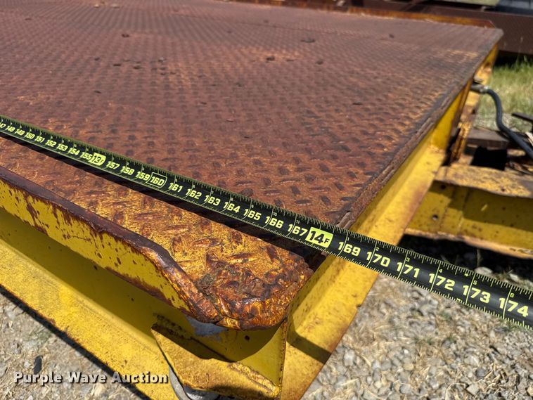 image for item EU3579 Shop built equipment trailer