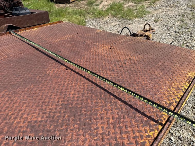 image for item EU3579 Shop built equipment trailer