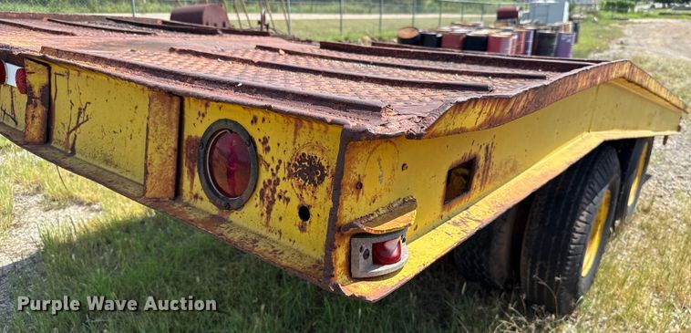 image for item EU3579 Shop built equipment trailer