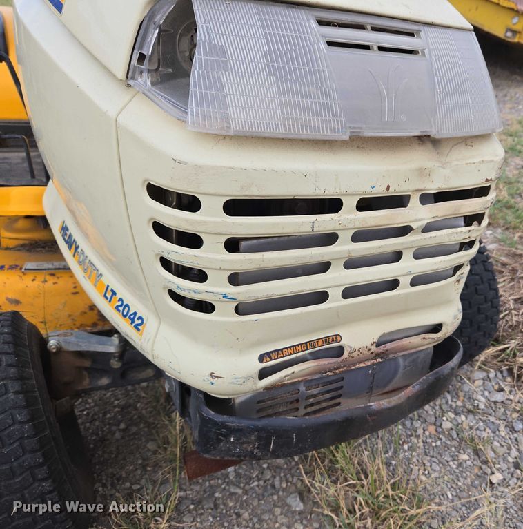 image for item EU3582 Cub Cadet Heavy-Duty LT2042 lawn mower