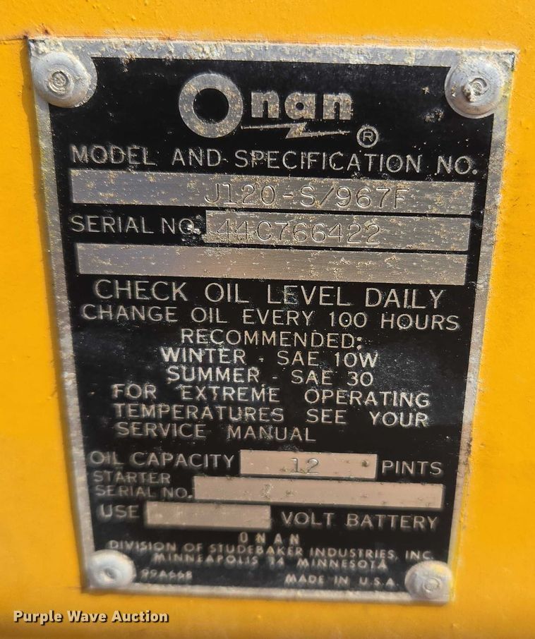 image for item EU3583 Hol-Car GS-107-AC generator