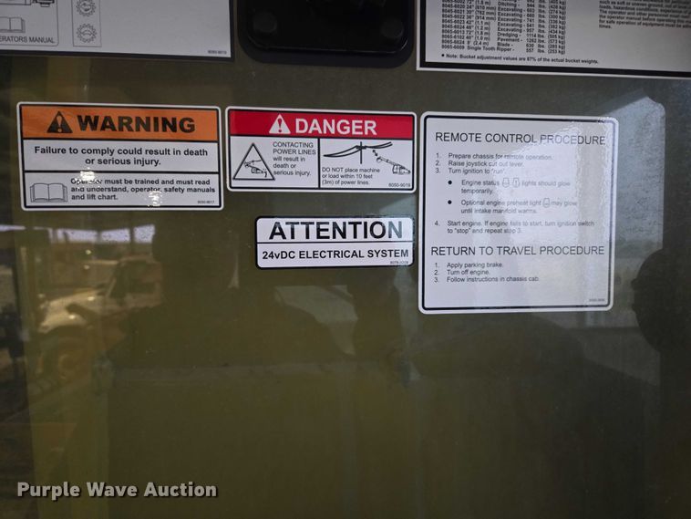 image for item EU3631 2017 Gradall XL 3100 V wheeled excavator