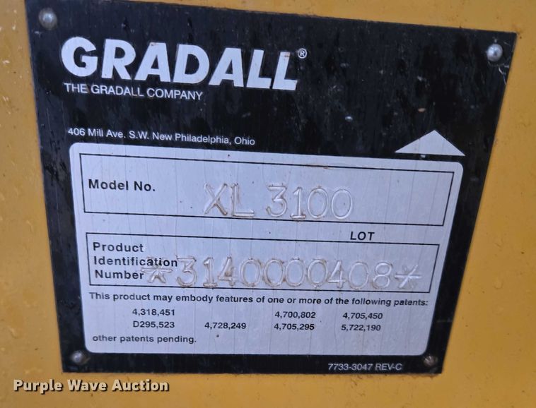 image for item EU3631 2017 Gradall XL 3100 V wheeled excavator