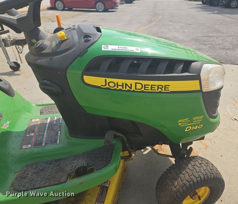 image for item EV1502 2015 John Deere D140 lawn mower