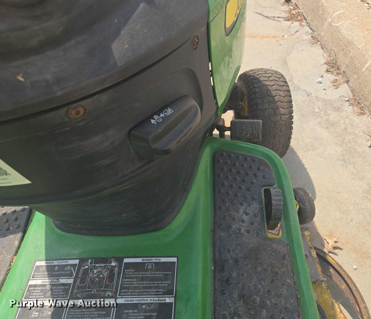 image for item EV1502 2015 John Deere D140 lawn mower