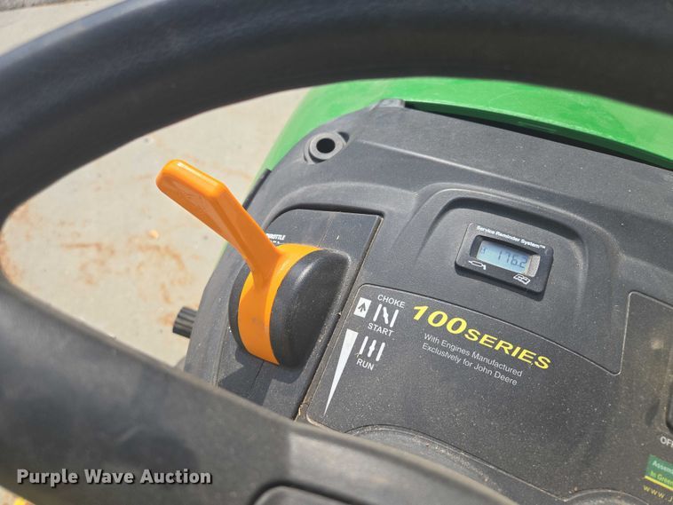 image for item EV1502 2015 John Deere D140 lawn mower