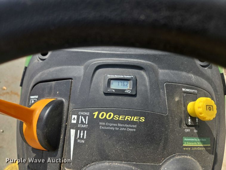 image for item EV1502 2015 John Deere D140 lawn mower