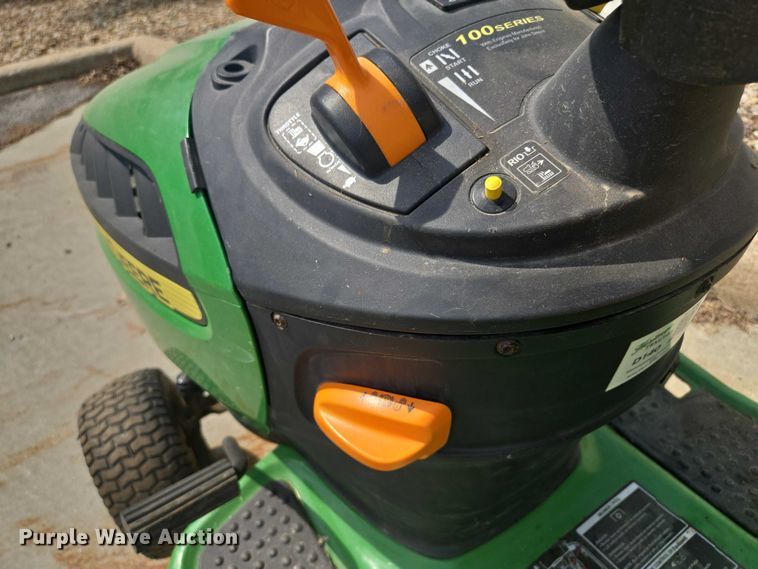 image for item EV1502 2015 John Deere D140 lawn mower