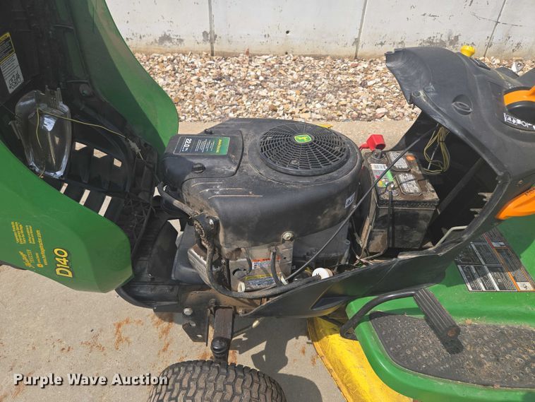 image for item EV1502 2015 John Deere D140 lawn mower