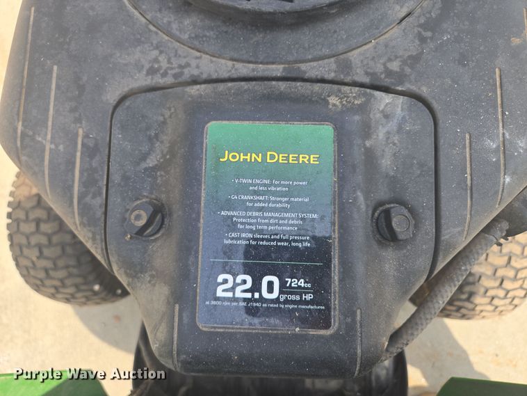 image for item EV1502 2015 John Deere D140 lawn mower
