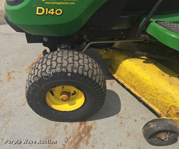 image for item EV1502 2015 John Deere D140 lawn mower