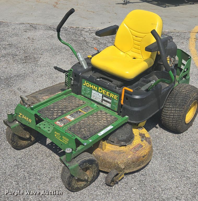image for item EV1503 2018 John Deere Z345R ZTR lawn mower
