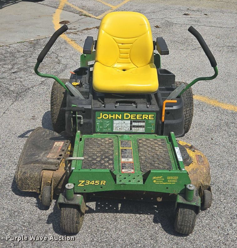 image for item EV1503 2018 John Deere Z345R ZTR lawn mower