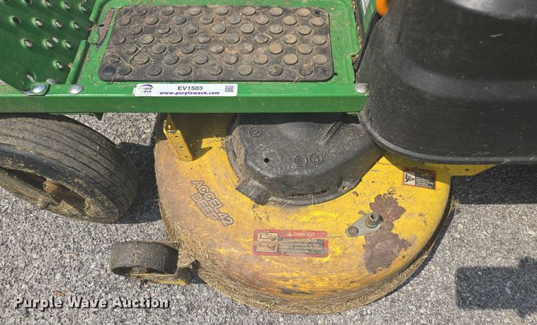 image for item EV1503 2018 John Deere Z345R ZTR lawn mower