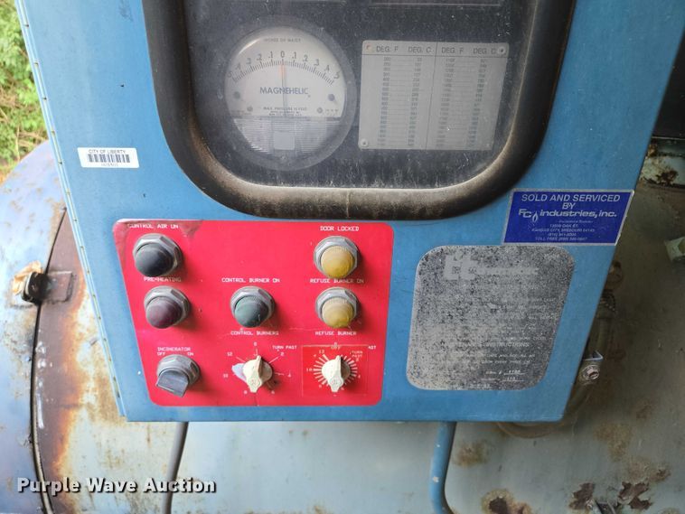 image for item EV1528 Thermomatic G-8-P incinerator