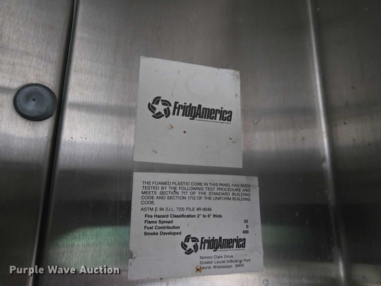 image for item EV1529 FridgAmerica FA0212 walk-in-freezer